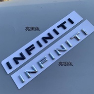 Suitable for INFINITI G37 M25 M37 Tailgate Electroplating English Word Logo Rear Logo INFINITI