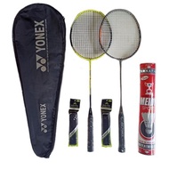 BEST SELLER !! [ Paket Lengkap ] Raket Badminton Bulutangkis Model Terusan / Raket 2 Pcs + 1 Tas + 1