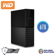 WD My Book 6TB External Hard Drive (WDBBGB0060HBK-SESN) with 3 Years Warranty