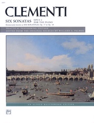 Clementi Six Sonatas Opus 4 the piano op 37 & 38
