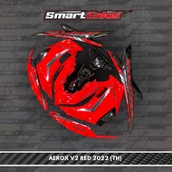 NVX155 V2 AEROX RED CHILI 2022 COVERSET ORIGINAL THAILAND