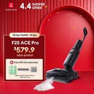 【New】Roborock F25 ACE Pro 25000Pa Wet & Dry Cordless Vacuum | Zero Hair Tangle | Steam & Hot Water M