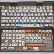 Honey Bear Keycaps PBT Keycap Dye Sublimation Printing Mechanical Keyboard Honeybear FA MDA XDA Prof