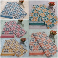 Pastel Color Batik Fabric - Kawung motif Batik Fabric - Soft Color Batik Fabric - Metered Batik Fabric - Pekalongan Batik Fabric
