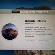 Macbook Air 13-inch Mid 2012