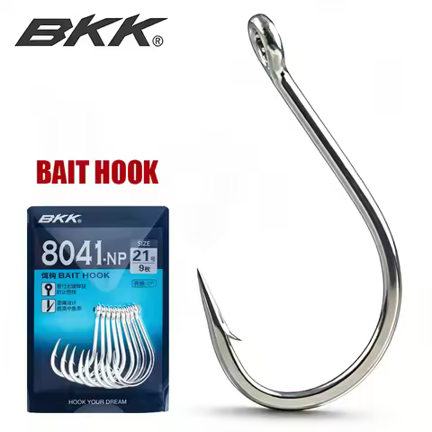 BKK 8041-NP Live Bait Hook Saltwater Trolling Fishing Hook