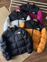 外國預訂 4色選 The North Face 拼色刺繡logo 700鵝絨防水羽絨外套