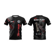 TEAM GLOCK 17 ZEV printed shirt, the latest collection, the top shot