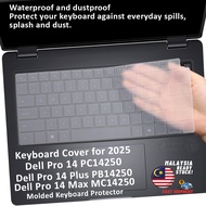Keyboard Cover for Dell Pro 14 PC14250/Dell Pro 14 Plus PB14250/Dell Pro 14 Max MC14250 14 inch Lapt