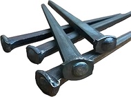 6"- Steel Square Common Rose Head STANDARD-60d Nails (10 Nails)