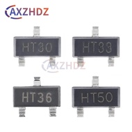 20PCS HT30 HT33 HT36 HT44 HT50 HT7530 HT7533 HT7536 HT7544 HT7550 3V 3.3V 5V 3.6/4.4V SOT23 SMD LDO 