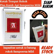 Kotak Rokok Plus Korek Api Brand Rokok Sampoerna Mild