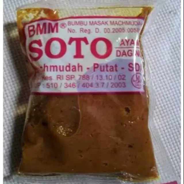 (DAPAT 10 PCS) BUMBU SOTO INSTAN BMM MACHMUDAH - BUMBU MASAK SOTO INSTAN MAHMUDAH BMM - BUMBU SOTO I