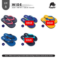 Fipper Wide Sandals Men's Flip-flops UK 8 (size 40-41)