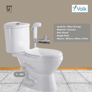 Kloset Duduk Model TOTO / Closet Duduk Murah TOTO / Toilet Duduk