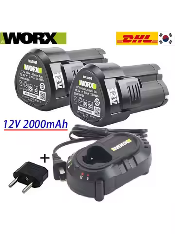 NEW 2.0/4.0Ah Batterie d'origine pour outil électrique WORX Kress 12V WA3506 WU127 WU128 WU130 WU131