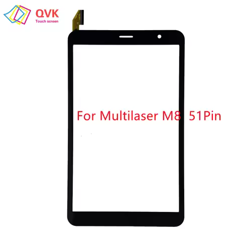 8Inch Black For Multilaser M8 4G NB344 NB365 XC-PG0800-138-FPC-A0 51Pin Table PC Touch Screen Panle