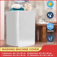 Waterproof Oxford Washing Machine Cover Silver Coating Clear Laundry Dryer Cover Sun Protection Case Washer Dust Cover S/M/L/XL