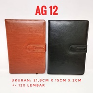 Ag 12 Leather agenda, souvenir agenda, promotional agenda, blocknote, notes, notebook, leather agend