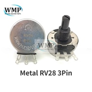 Metal RV28 Potentiometer for Welding Machine 3Pin Metal Shell RVS28P RVS28 B102 B103 B104 B333 B471 
