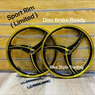 Alloy Sport Rim basikal tiga batang sabit 20inch”/Sport Rim BMX/Sport Rim basikal budak 20inch/Sport