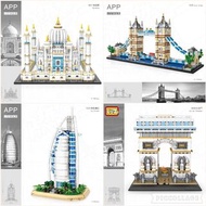 現貨 特價 全新 原裝正版 (香港行貨) LOZ diamond block world Tower Bridge/Mumtaz Mahal/Burj al-Arab/Torre di Pisa Ar