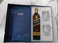 【新年禮盒】Johnnie Walker Blue Label 75cl gift box with 2 glasses (Blended Scotch Whisky)約翰走路藍牌蘇格蘭調和威士忌75