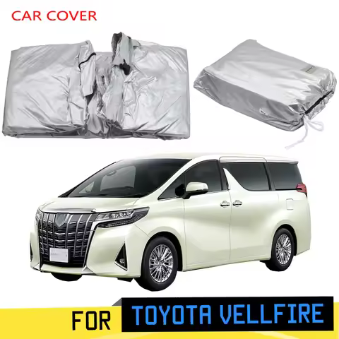 For Toyota Vellfire Car Cover MPV Outdoor Sun Anti-UV Rain Snow Scratch Protection Cover Windproof