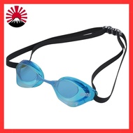 FINA Approval] arena Swimming goggles for racing unisex [Aqua Force Swift] Yellow x Emerald x Black x Emerald Free Size Mirror Lens No Cushion Anti-glare (swipe function)AGL-O140M