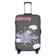 【In Stock】Kuromi Washable Travel Luggage Cover Funny Cartoon Suitcase Protector Fits 18-32 Inch Luggage