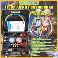 Air Conditioning Pressure Manifold Gauge Hose Kit For r134 134A R22 Refrigerant manifold gauge set g