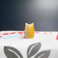 阿拉善 碧玉 九尾狐姬雕刻 DIY手鍊配件 目標達成 安泰祈願