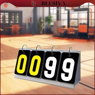 [Blesiya] Flip Score Board Score Keeper Digital Scorer 4 digits Score Flipper for Outdoor