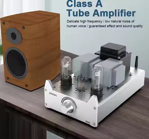 BRZHIFI Audio A20B Single-ended Class A Tube Amplifier HiFi Audiophile Grade 6N3C 6L6 EL34 Sound Amp