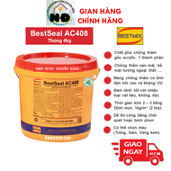 1 Thùng 4Kg Sơn Chống Thấm BestSeal AC408 Nano Acrylic Bestmix Cho Tường Sàn Mái Ngoài Trời - CHÍNH