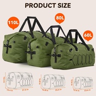 PVC Waterproof Motorcycle Travel Bag 60L/80L/110L Large Capacity Luggage Bag Piggyback Bag Cycling R