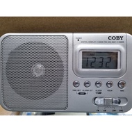 COBY DIGITAL  4 BAND RADIO WITH ALARM  CLOCK