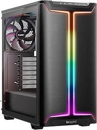 be quiet! Pure Base 501 DX Black Mid-Tower ATX Case | High Airflow | 3 Preinstalled Pure Wings 3 140