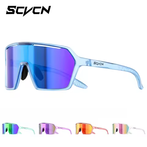 SCVCN Women Hiking Eyewear Cycling Glasses Bike Sunglasses for Men Photochromic Mountain Bicycle Cyc