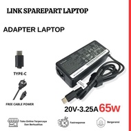 SnTech Adaptor 65W USB Type-C Charger Fit Leno Thinkpad T480 T480s T580 T580s E580 E585 E590 E590S E