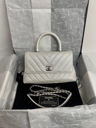 Chanel coco handle small flap bag mini flap