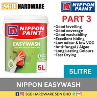 Nippon Paint Easywash Matt Finished Interior Paint 5L / Nippon Easy Wash 5L / Easy Wash 5L Part3