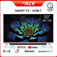 ACE 50" Smart Google TV DE1L(Android 11 Netflix Youtube Chromecast BT ISDB SoundbarREMOTE Voice Cont