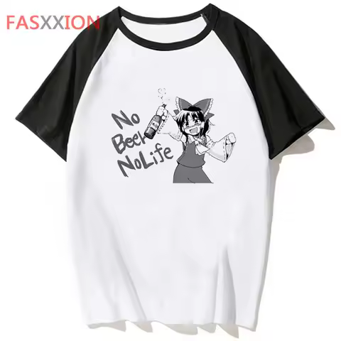 touhou project Reimu Hakurei t shirt male tee hip t-shirt funny men top streetwear tshirt hop haraju