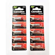 Genuine Camelion A23/A27 (12v) battery pack of 5