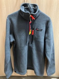全新 英國品牌 Berghaus Fleece Jacket 深灰色抓毛絨外套 M碼