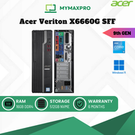 PC i5 Acer Veriton X6660G SFF Intel Core I5 (9th Gen) / 16GB RAM / 512GB NVME / Win 11 Pro (Refurbis
