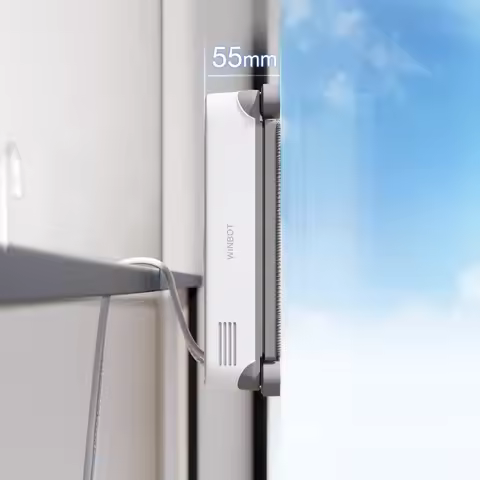 2026 New ECOVACS smart Robot for washing windows WINBOT MINI2 Window Cleaning Robot 8000Pa Glass Vac
