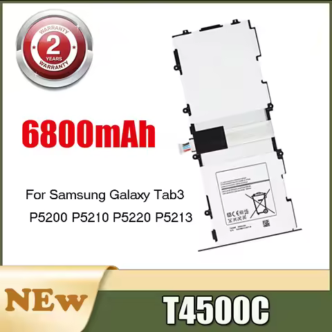 Battery 6800mAh For Samsung Galaxy Tab3 P5200 P5210 P5220 P5213 For Samsung Tablet T4500C T4500E T45
