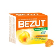 BEZUT sugar-free throat lozenges (Box of 20 tablets) Relieve sore throat, itchy throat, hoarseness.